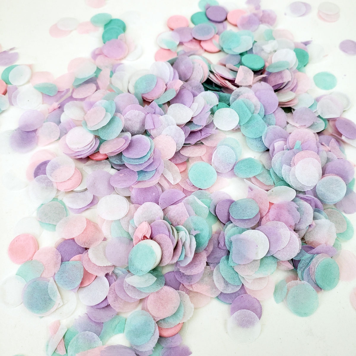 (100gr) 1cm Round Tissue Paper Unicorn Mix Confetti