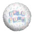 9" Foil - Girl Pins Airfill Heat Seal Required balloon