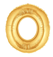 7" Megaloon JR - Number #0 - Gold* Airfill Heat Seal Required balloon