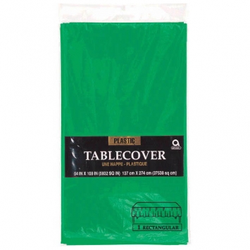 (1) Tablecover Rect 54" x 108" - Festive Green*