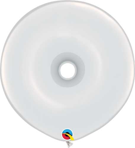 (25) 16" Donut Diamond Clear balloons