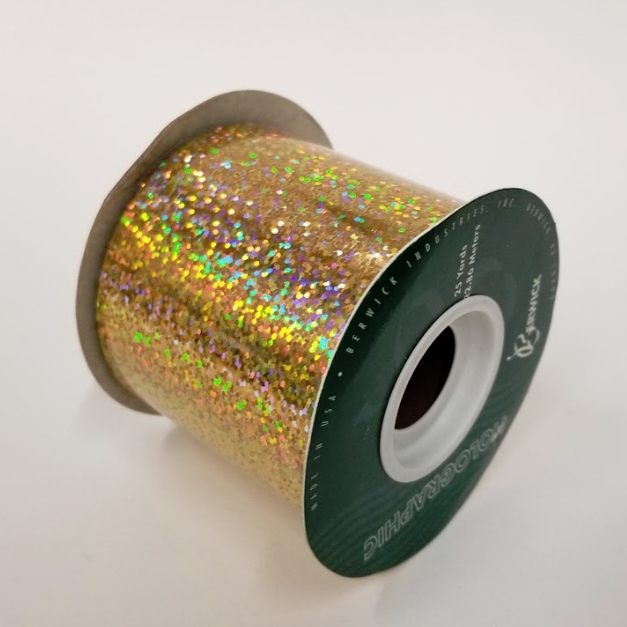 (25 yds) #40 Holographic 2-3/4" - Gold