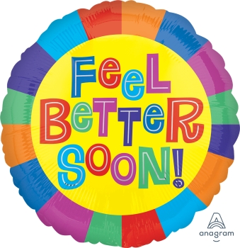 18" Foil - Feel Better Soon balloon