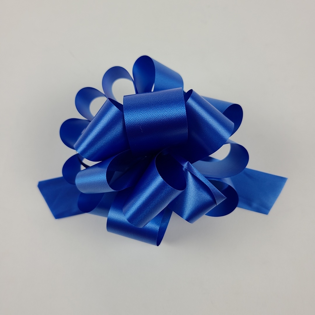 #9 Pull Bow Florasatin 5.5" - Royal