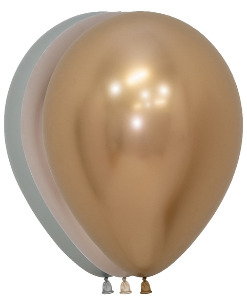 SEM (100) 5" Reflex Golden Luxury Assortment (3 colours)