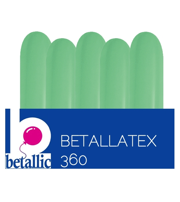 BET (50) 360 Fashion Green balloons