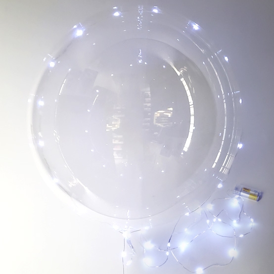 LED white Lights on a string 9 ft long