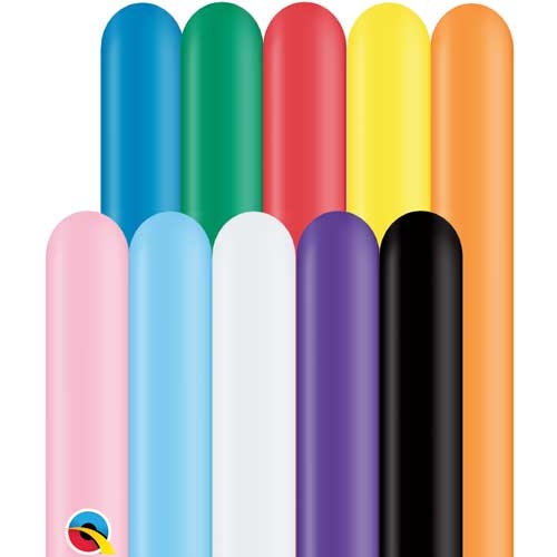 Q (100) 260 Standard Classic Assorted balloons