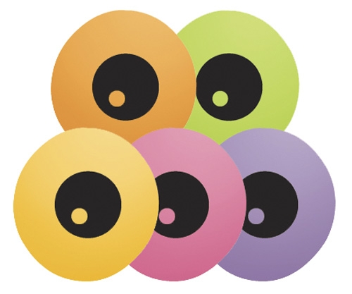 Q (100) 5" Peepers Top Eye Print Assortment balloons