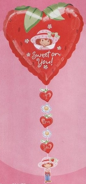 Shape - Drop A Line - Strawberry Shortcake - 34"x21" balloon