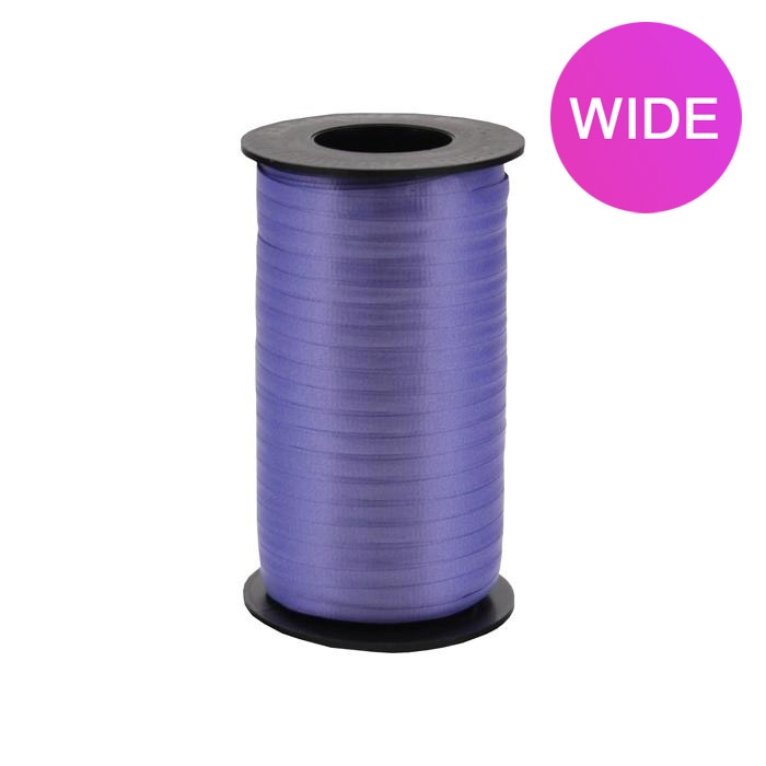 WIDE Curly Ribbon - Periwinkle - 3/8"x 500 yds